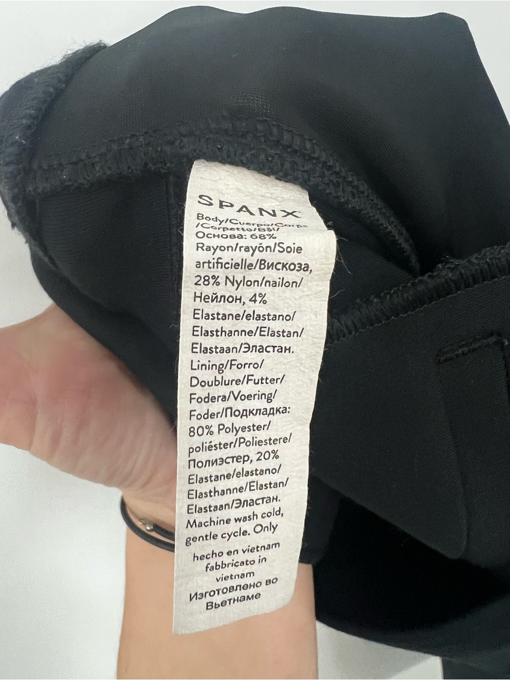 SPANX Black Front Seam High-Rise Flare Pant - Picture 9 of 12